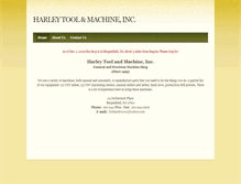 Tablet Screenshot of harley-tool.com